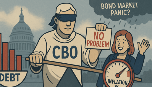 The CBO Isn’t Allowed to Forecast an Inflationary Debt Crisis